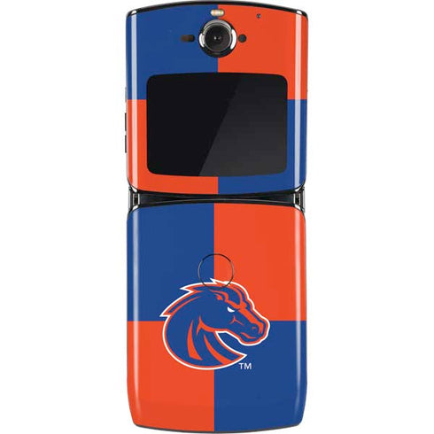 Boise State University Broncos Checkered Motorola RAZR Skin