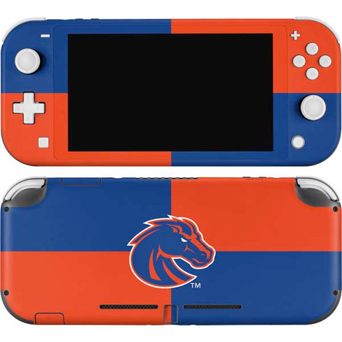 Boise State University Broncos Checkered Nintendo Switch Lite Skin