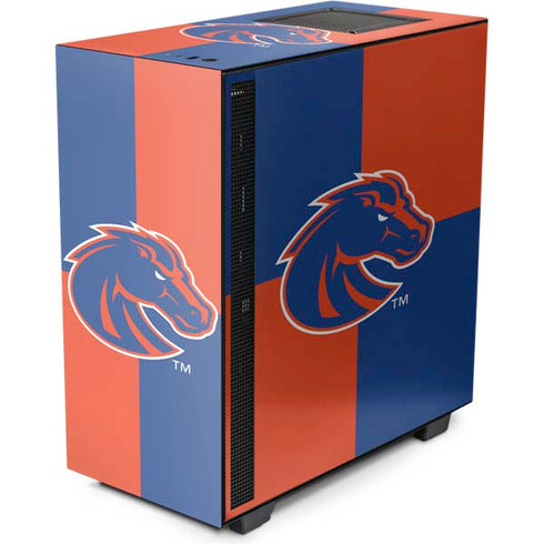Boise State University Broncos Checkered NZXT H510 Compact ATX Mid-Tower Case Skin