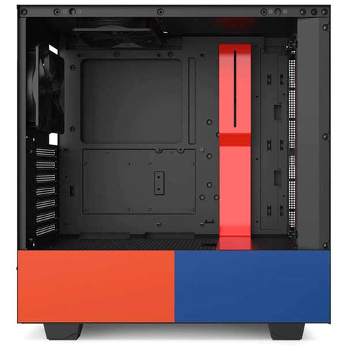 Boise State University Broncos Checkered NZXT H510 Compact ATX Mid-Tower Case Skin