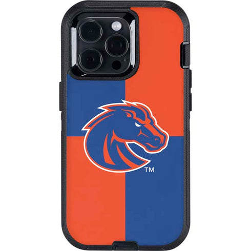 Boise State University Broncos Checkered Otterbox Defender iPhone Skin