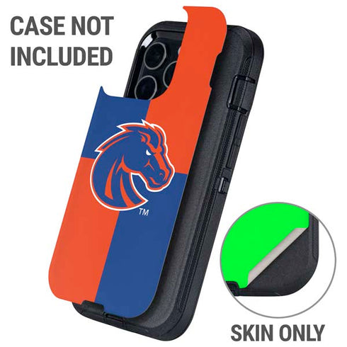 Boise State University Broncos Checkered Otterbox Defender iPhone Skin