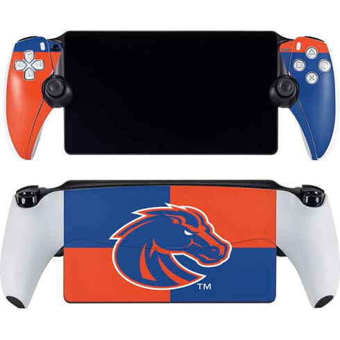 Boise State University Broncos Checkered PlayStation Portal Remote Player Skin