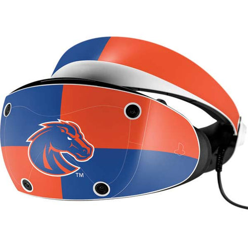 Boise State University Broncos Checkered PlayStation VR2 Skin