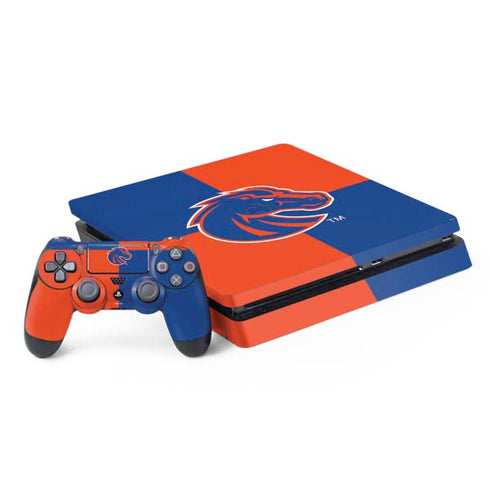 Boise State University Broncos Checkered PS4 Slim Bundle Skin