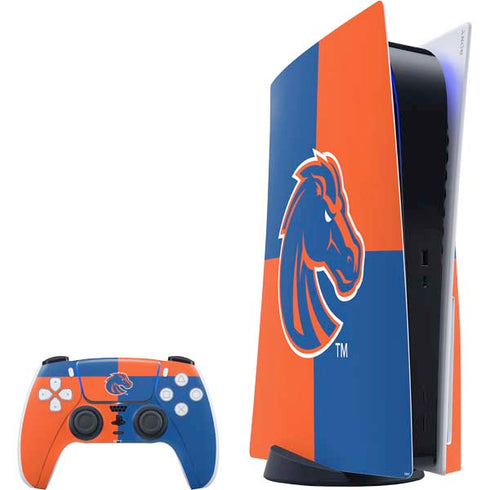 Boise State University Broncos Checkered PS5 Bundle Skin