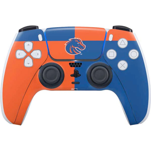 Boise State University Broncos Checkered PS5 Controller Skin