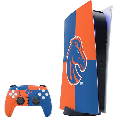 Boise State University Broncos Checkered PS5 Digital Edition Bundle Skin