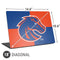 Boise State University Broncos Checkered Universal Laptop 18in (14.6 x 10.6in) Skin