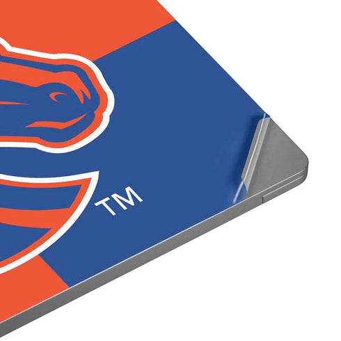 Boise State University Broncos Checkered Universal Laptop 18in (14.6 x 10.6in) Skin