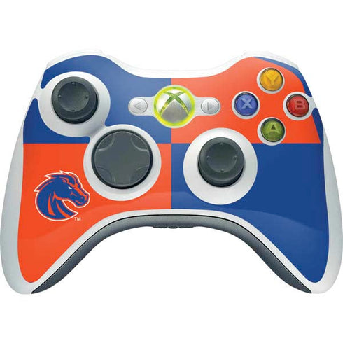 Boise State University Broncos Checkered Xbox 360 Wireless Controller Skin