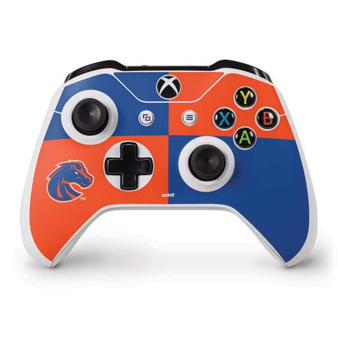 Boise State University Broncos Checkered Xbox One S Controller Skin