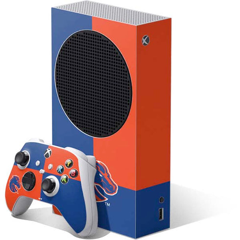 Boise State University Broncos Checkered Xbox Series S Bundle Skin