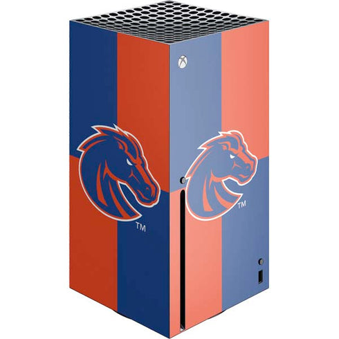 Boise State University Broncos Checkered Xbox Series X Console Skin