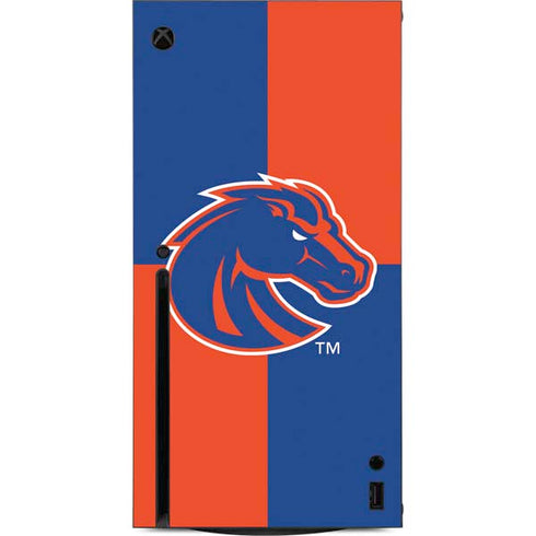 Boise State University Broncos Checkered Xbox Series X Console Skin