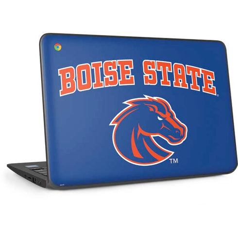Boise State University Collegiate Text HP Chromebook Skin