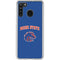 Boise State University Collegiate Text Galaxy A21 Clear Case