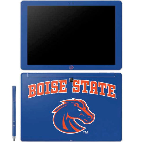 Boise State University Collegiate Text Galaxy Book 12in Skin