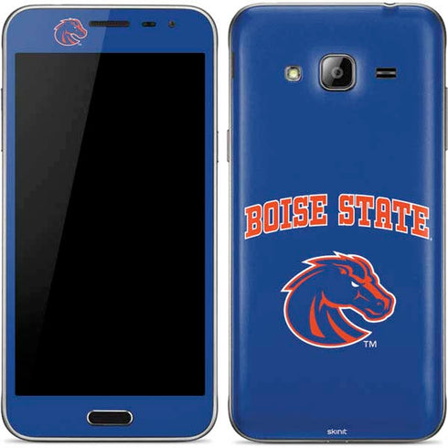 Boise State University Collegiate Text Galaxy J3 Skin