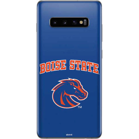 Boise State University Collegiate Text Galaxy S10 Plus Skin