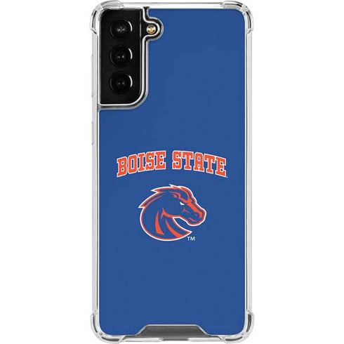Boise State University Collegiate Text Galaxy S22 Plus Clear Case