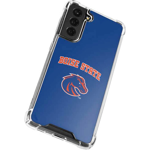 Boise State University Collegiate Text Galaxy S22 Plus Clear Case