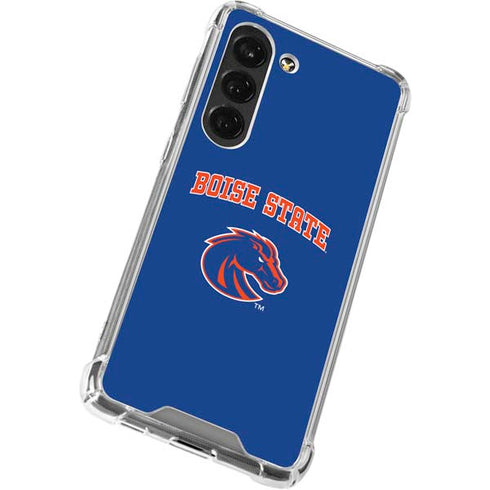 Boise State University Collegiate Text Galaxy S23 Clear Case