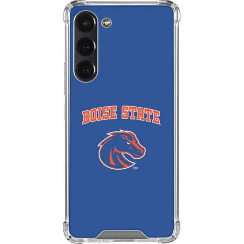 Boise State University Collegiate Text Galaxy S23 Plus Clear Case