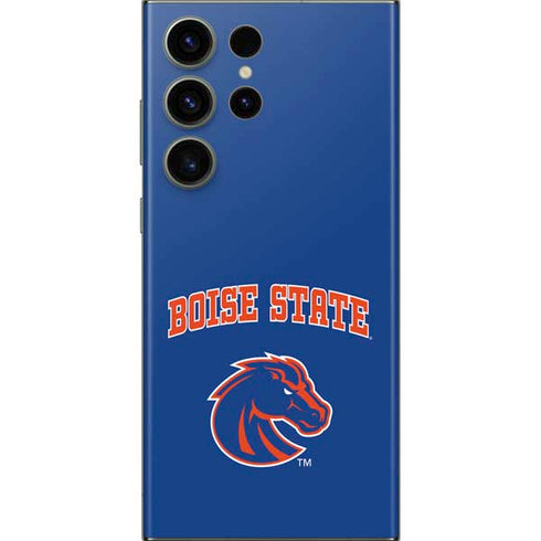 Boise State University Collegiate Text Galaxy S23 Ultra Skin