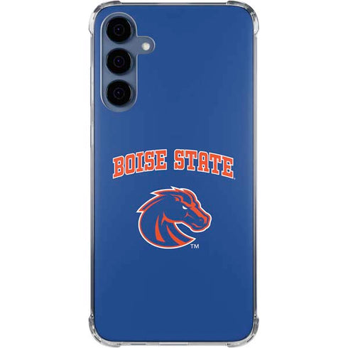 Boise State University Collegiate Text Galaxy S24 Clear Case