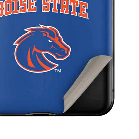 Boise State University Collegiate Text Galaxy Z Flip Skin