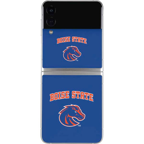 Boise State University Collegiate Text Galaxy Z Flip3 5G Skin