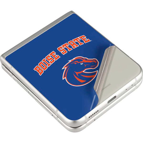 Boise State University Collegiate Text Galaxy Z Flip3 5G Skin