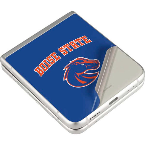 Boise State University Collegiate Text Galaxy Z Flip4 5G Skin