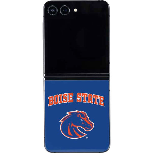 Boise State University Collegiate Text Galaxy Z Flip5 5G Skin