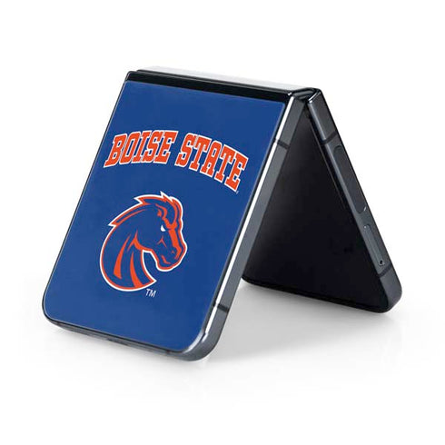 Boise State University Collegiate Text Galaxy Z Flip5 5G Skin