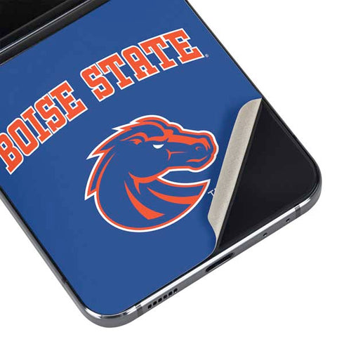 Boise State University Collegiate Text Galaxy Z Flip5 5G Skin