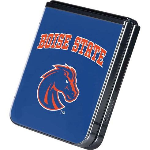Boise State University Collegiate Text Galaxy Z Flip5 5G Skin