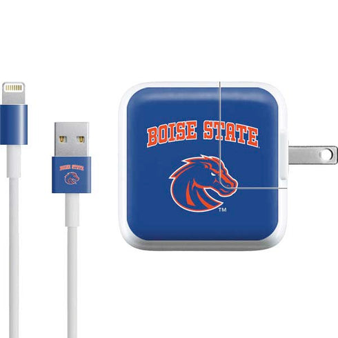 Boise State University Collegiate Text iPad Charger (10W USB) Skin