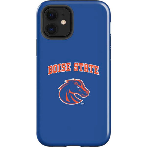 Boise State University Collegiate Text iPhone 12 Impact Case