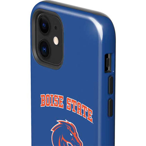 Boise State University Collegiate Text iPhone 12 Impact Case