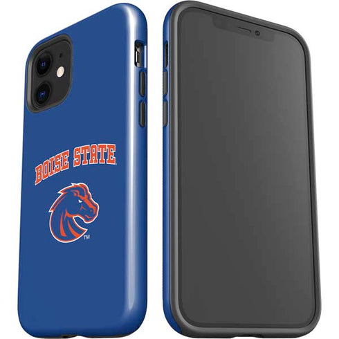 Boise State University Collegiate Text iPhone 12 Impact Case