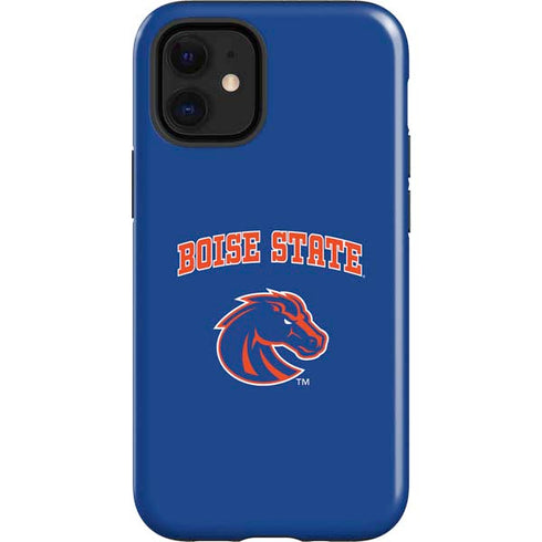 Boise State University Collegiate Text iPhone 12 Mini Impact Case