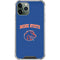 Boise State University Collegiate Text iPhone 12 Pro Clear Case