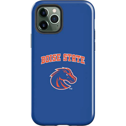 Boise State University Collegiate Text iPhone 12 Pro Impact Case