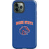 Boise State University Collegiate Text iPhone 12 Pro Impact Case
