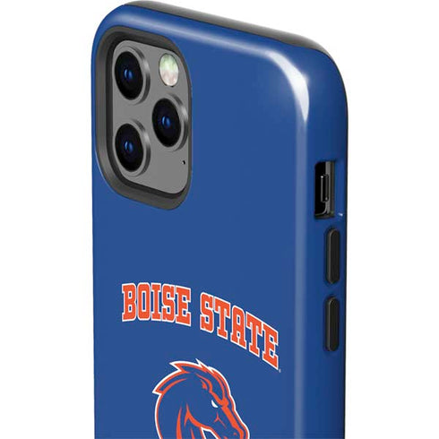 Boise State University Collegiate Text iPhone 12 Pro Impact Case