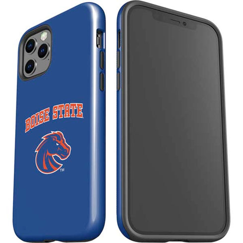 Boise State University Collegiate Text iPhone 12 Pro Impact Case