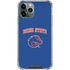 Boise State University Collegiate Text iPhone 12 Pro Max Clear Case