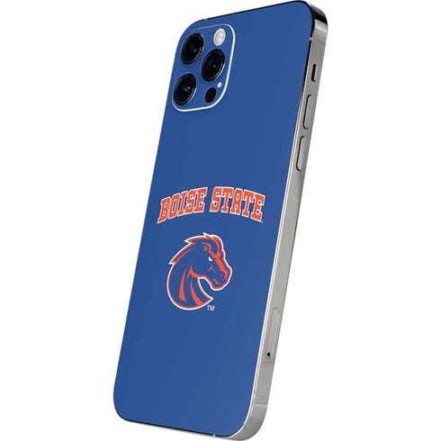 Boise State University Collegiate Text iPhone 12 Pro Max Skin